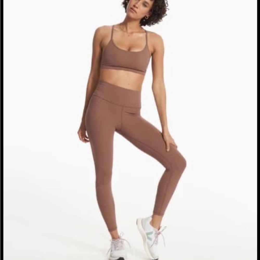 Vuori all the feels brown leggings